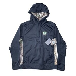 NWT Green Bay Packers Dunbrooke Hoodie‎ Men's M Camo Logo NFL football Comfort
